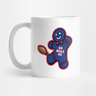 Buffalo Bills Gingerbread Man Mug